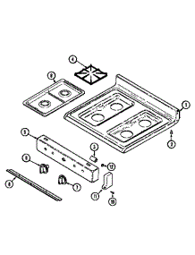 Top Assembly parts for Maytag Gas Range CRG7500CGL from AppliancePartsPros.com
