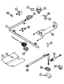 Gas Controls (Crg7500cge) (Crg7500cgw) parts for Maytag Gas Range CRG7500CGL from AppliancePartsPros.com