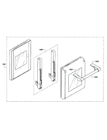 Small Door parts for Thermador Range PRD486EDPG/01 from AppliancePartsPros.com
