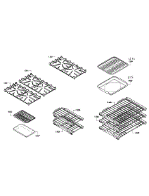 Racks / Shelfs parts for Thermador Range PRD486EDPG/01 from AppliancePartsPros.com