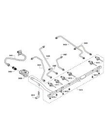 Gas Supplay parts for Thermador Range PRD486EDPG/01 from AppliancePartsPros.com