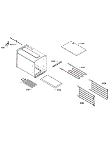 Small Oven parts for Thermador Range PRD486EDPG/01 from AppliancePartsPros.com