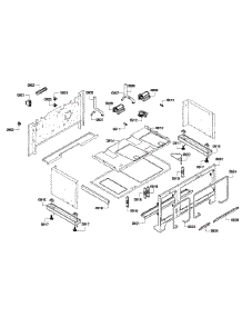 Frame Assy parts for Thermador Range PRD486EDPG/01 from AppliancePartsPros.com