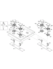 Burners-24" parts for Thermador Range PRD486GDHC/03 from AppliancePartsPros.com