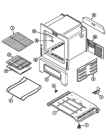 Oven / Base parts for Maytag Gas Range S31000PAW from AppliancePartsPros.com
