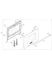Large Door parts for Thermador Range PRD486GDHC/05 from AppliancePartsPros.com