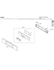 Control parts for Bosch Built-In Microwave HMB50162UC/02 from AppliancePartsPros.com