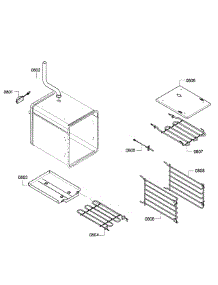 Small Oven parts for Thermador Range PRD486GDHC/06 from AppliancePartsPros.com