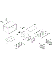 Large Oven parts for Thermador Range PRD486GDHC/06 from AppliancePartsPros.com
