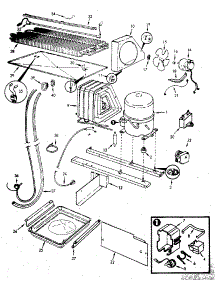 Refrigerator / Unit Compartment & System parts for Jenn-Air Top-Mount Refrigerator JRT173LB/M7D71B from AppliancePartsPros.com