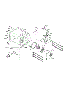 Convection Fan / Lamp parts for Thermador Range PRD48JDSGU/08 from AppliancePartsPros.com