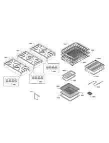 Grate / Racks parts for Thermador Range PRD48JDSGU/08 from AppliancePartsPros.com