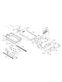 Facia Panel / Frame parts for Thermador Range PRD48JDSGU/09 from AppliancePartsPros.com
