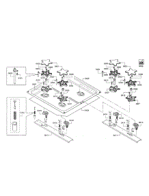 Heat Shield / Jet Holder parts for Thermador Range PRD48JDSGU/09 from AppliancePartsPros.com