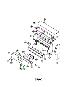 Control Panel parts for Maytag Electric Range CRE9830BCR from AppliancePartsPros.com