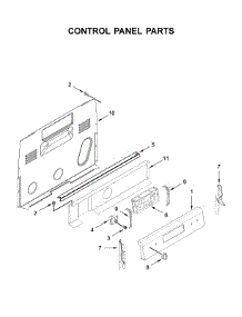 Control Panel Parts parts for Maytag Electric Range MER6600FB2 from AppliancePartsPros.com