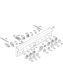 Control Panel parts for Thermador Range PRD366GHU/03 from AppliancePartsPros.com