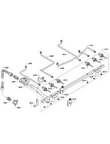 Manifold Assy parts for Thermador Range PRD366GHU/03 from AppliancePartsPros.com