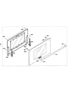 Door Assy parts for Thermador Range PRD366GHU/03 from AppliancePartsPros.com