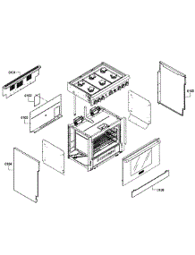 Main Assy parts for Thermador Range PRD366GHU/06 from AppliancePartsPros.com