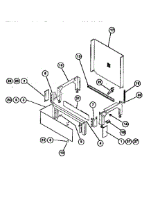 (Drop-In)Base With Toe Kick Panel parts for Thermador Range RDDS30VQ from AppliancePartsPros.com