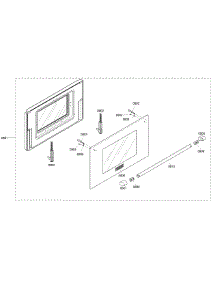 Door Assy parts for Thermador Range PRD366EHC/04 from AppliancePartsPros.com
