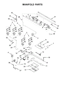 Manifold Parts parts for Maytag Gas Range MGT8800FZ00 from AppliancePartsPros.com