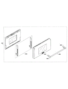 Door Assy parts for Thermador Range PRD366EPG-01 from AppliancePartsPros.com