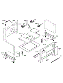 Frame Assy parts for Thermador Range PRD366EPG-01 from AppliancePartsPros.com