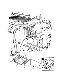Unit parts for Magic Chef Top-Mount Refrigerator RB17EN-1A/7C02A from AppliancePartsPros.com