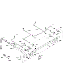 Manifold parts for Thermador Range PRD366GHC/01 from AppliancePartsPros.com