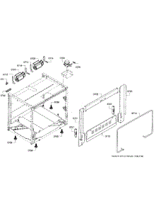 Cabinet Assy parts for Thermador Range PRD366GHC/13 from AppliancePartsPros.com