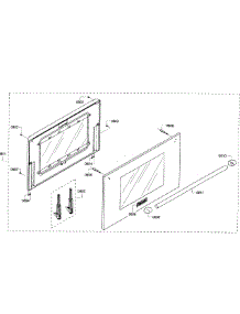 Door Assy parts for Thermador Range PRD366GHC/13 from AppliancePartsPros.com