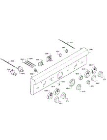 Front Panel parts for Thermador Range PRD304GHC/01 from AppliancePartsPros.com
