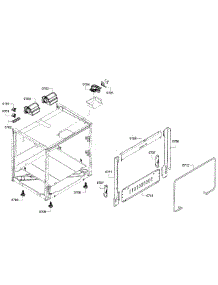 Cabinet 2 parts for Thermador Range PRD304GHC/01 from AppliancePartsPros.com