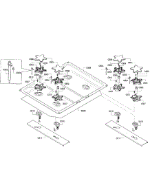 Top Assy parts for Thermador Range PRD304GHC/01 from AppliancePartsPros.com
