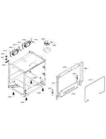 Cabinet 2 parts for Thermador Range PRD304GHC/06 from AppliancePartsPros.com