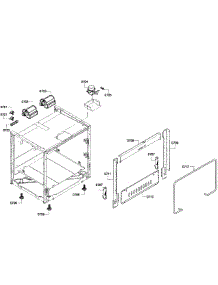 Cabinet Assy parts for Thermador Range PRD304GHU/04 from AppliancePartsPros.com