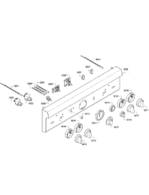 Control Panel parts for Thermador Range PRD304GHU/04 from AppliancePartsPros.com