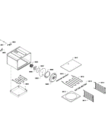 Oven Cell parts for Thermador Range PRD304EG/05 from AppliancePartsPros.com