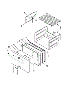 Lower Drawer Parts parts for Jenn-Air Drawer & Bin JUD24FRARS00 from AppliancePartsPros.com