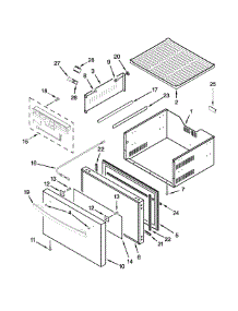 Upper Drawer Parts parts for Jenn-Air Drawer & Bin JUD24FRECX00 from AppliancePartsPros.com