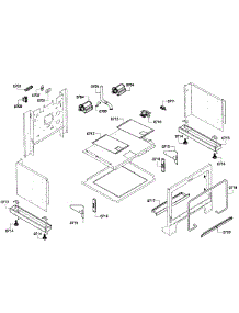 Cabinet parts for Thermador Range PRD304EG/08 from AppliancePartsPros.com