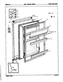 Fresh Food Door parts for Jenn-Air Compact Refrigerator JRC5HB/E7S03 from AppliancePartsPros.com