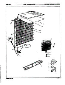 Unit Compartment & System parts for Jenn-Air Compact Refrigerator JRC5HB/E7S03 from AppliancePartsPros.com
