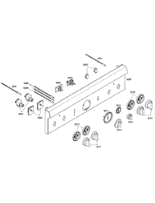 Control Panel parts for Thermador Range PRD304EHU/02 from AppliancePartsPros.com