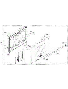 Large Door parts for Thermador Range PRD486GDHC/01 from AppliancePartsPros.com