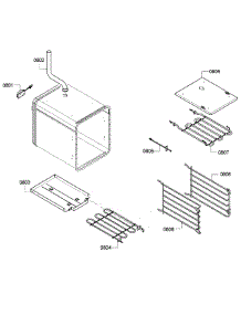 Small Oven parts for Thermador Range PRD486GDHC/01 from AppliancePartsPros.com