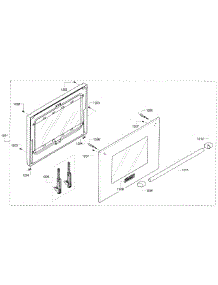 Large Door parts for Thermador Range PRD486GDHC/07 from AppliancePartsPros.com
