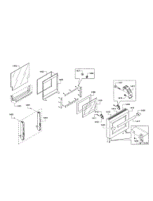 Door parts for Thermador Range PRD48JDSGU/07 from AppliancePartsPros.com
